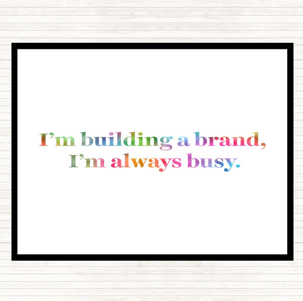 Building A Brand Rainbow Quote Mouse Mat Pad