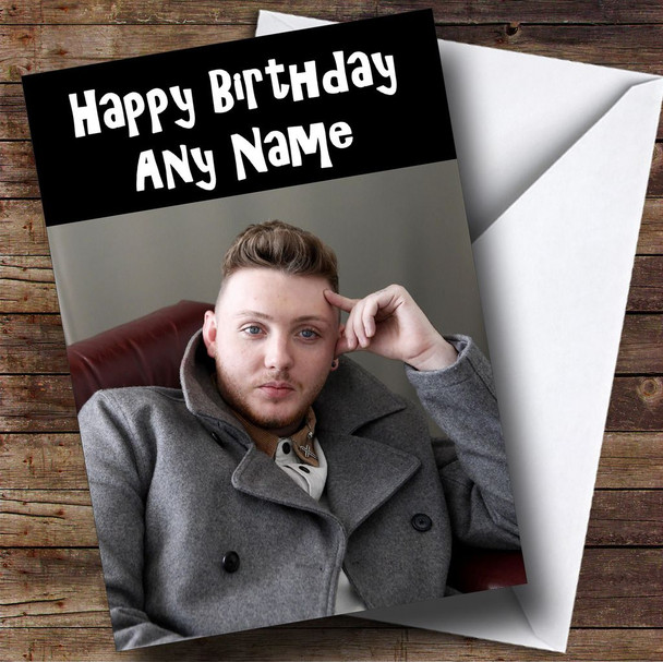 Sexy James Arthur Personalised Birthday Card