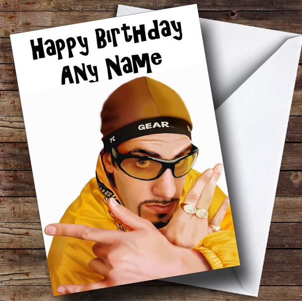 Ali G Personalised Birthday Card