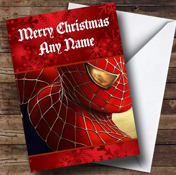 Spiderman Personalised Christmas Card