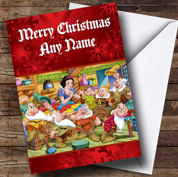 Snow White Personalised Christmas Card