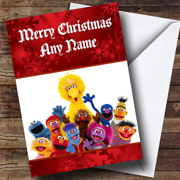 Sesame Street Personalised Christmas Card