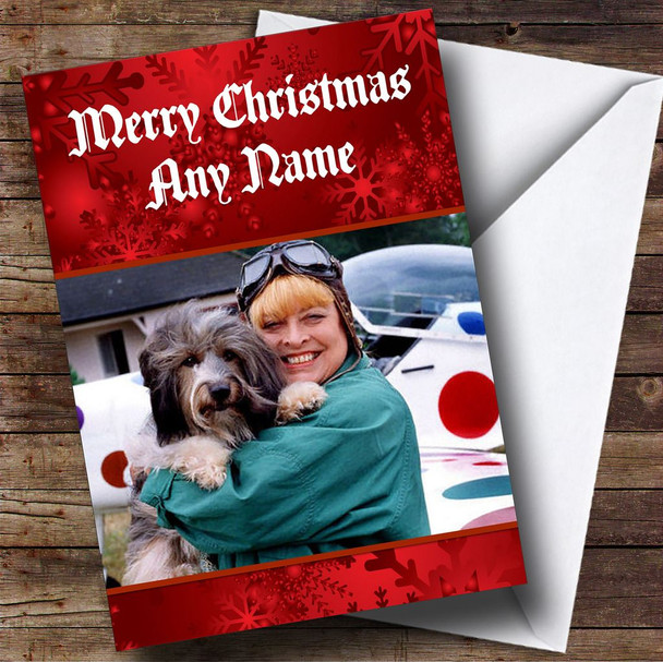 Come Outside Personalised Christmas Card
