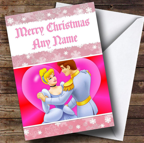 Cinderella Personalised Christmas Card