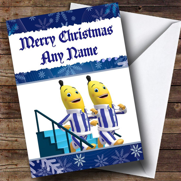 Bananas In Pyjamas Personalised Christmas Card
