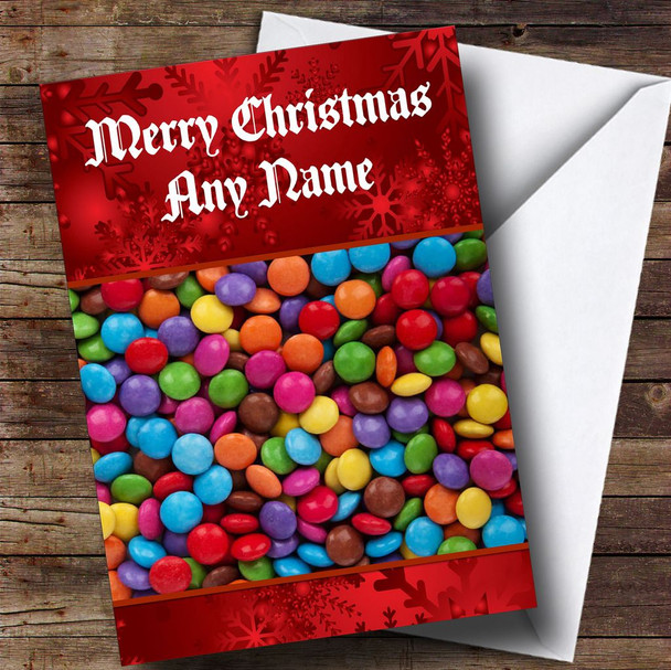 Smarties Children's Personalised Christmas Card