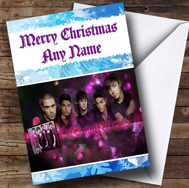The Wanted Personalised  Christmas Card