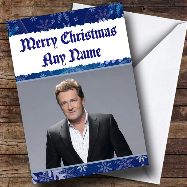 Piers Morgan Personalised  Christmas Card