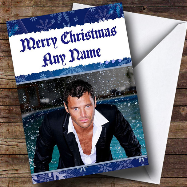 Mark Wright Personalised  Christmas Card