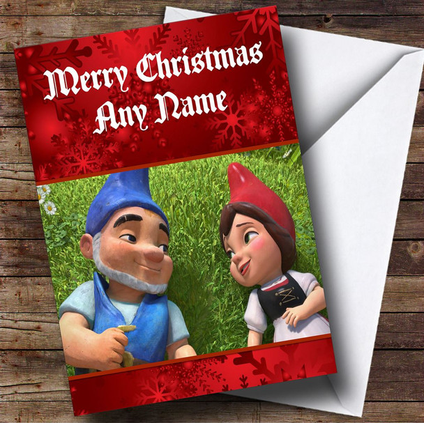 Gnomeo And Juliet Personalised Christmas Card