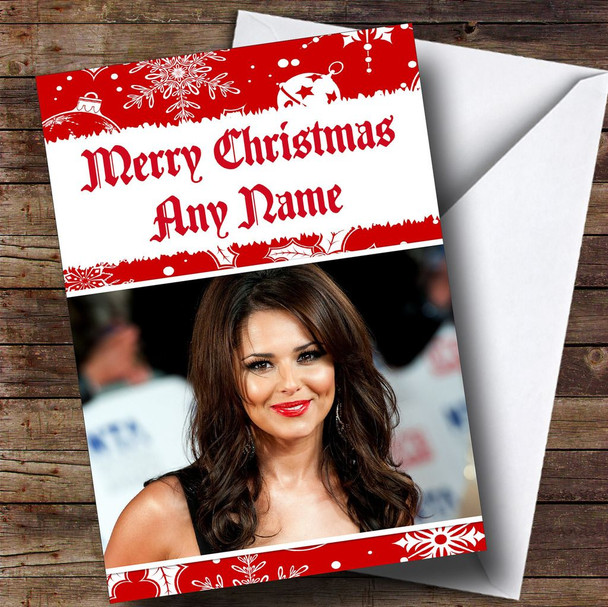 Cheryl Cole Personalised  Christmas Card