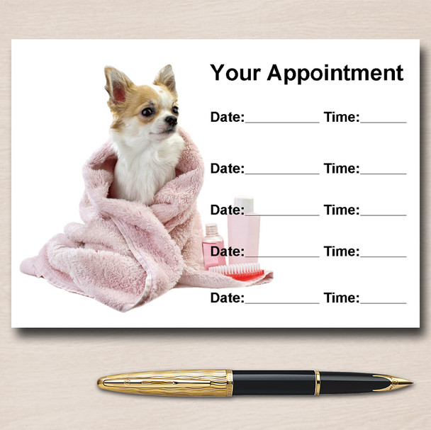 Cute Dog Groomer Grooming Personalised Appointment Cards