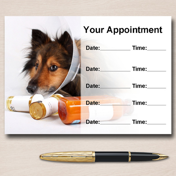 Animal Vet Personalised Appointment Cards