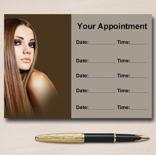 Hair And Beauty Salon Hairdresser Personalised Appointment Cards