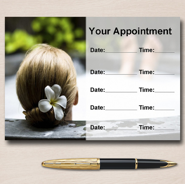 Beauty Salon Massage Treatment Spa Relax Personalised Appointment Cards