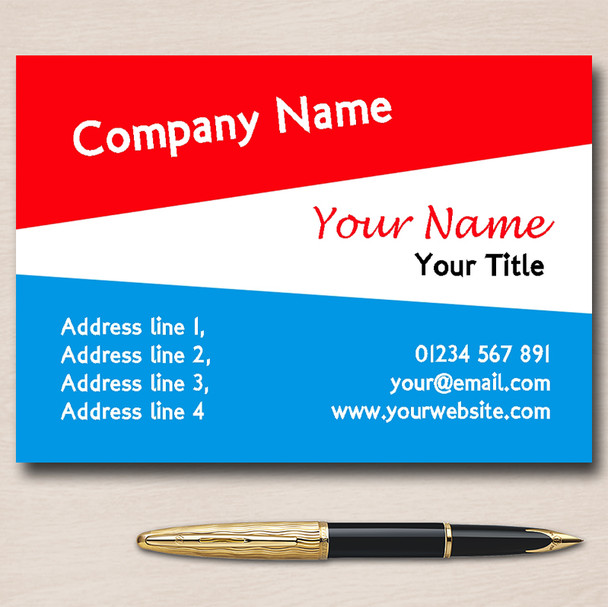 Dutch Colours Personalised Business Cards