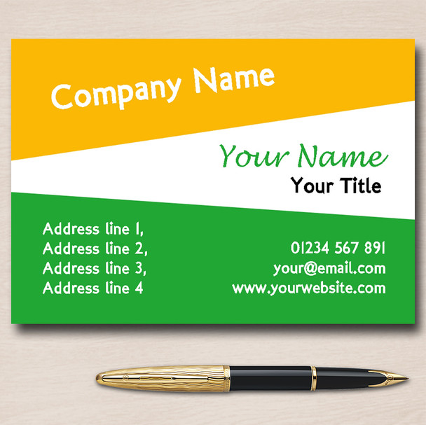 Indian Colours Personalised Business Cards