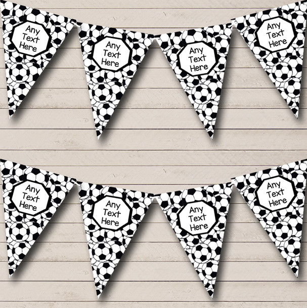 Football Birthday Party Personalised Children's Birthday Party Bunting