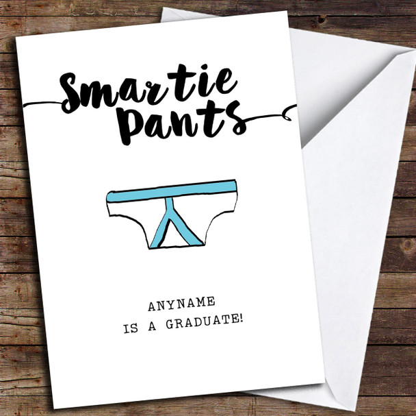 Smartie Pants Personalised Graduation Card