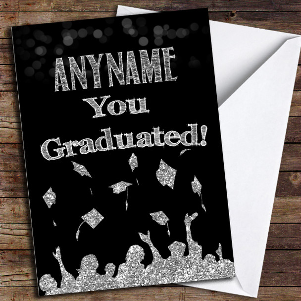 You've Graduated Sparkle Personalised Graduation Card