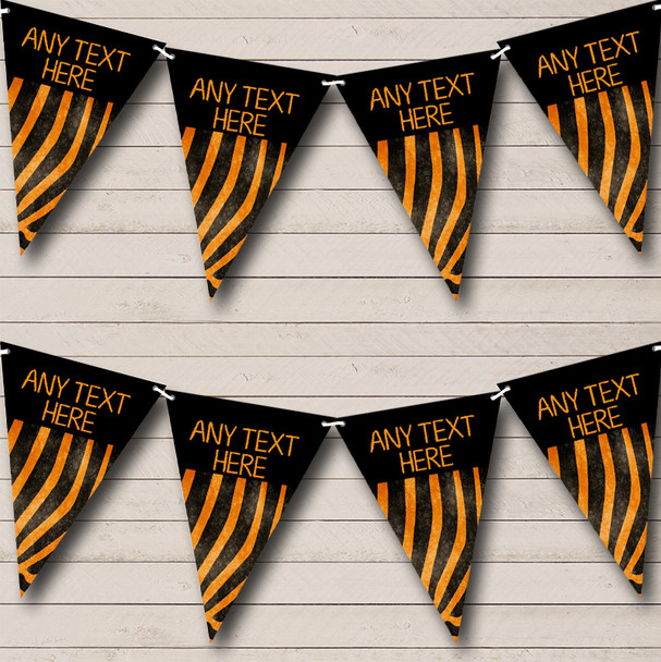 Animal Print Tiger Personalised Party Bunting