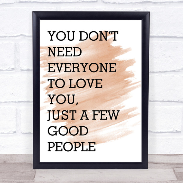 Watercolour The Greatest Showman Everyone To Love You Song Lyric Quote Print