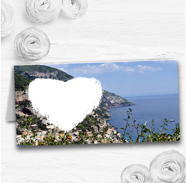 Italy Sorrento Abroad Wedding Table Seating Name Place Cards