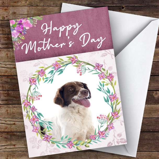 French Spaniel Dog Traditional Animal Personalised Mother's Day Card