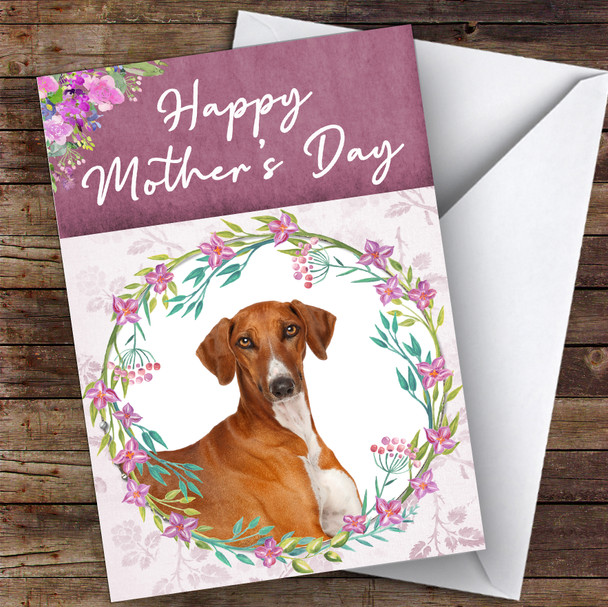 Azawakh Dog Traditional Animal Personalised Mother's Day Card