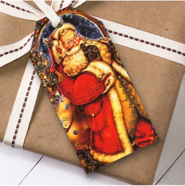 Large Santa Traditional Christmas Gift Tags