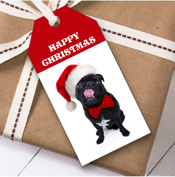 Cute Funny Dog Christmas Gift Tags