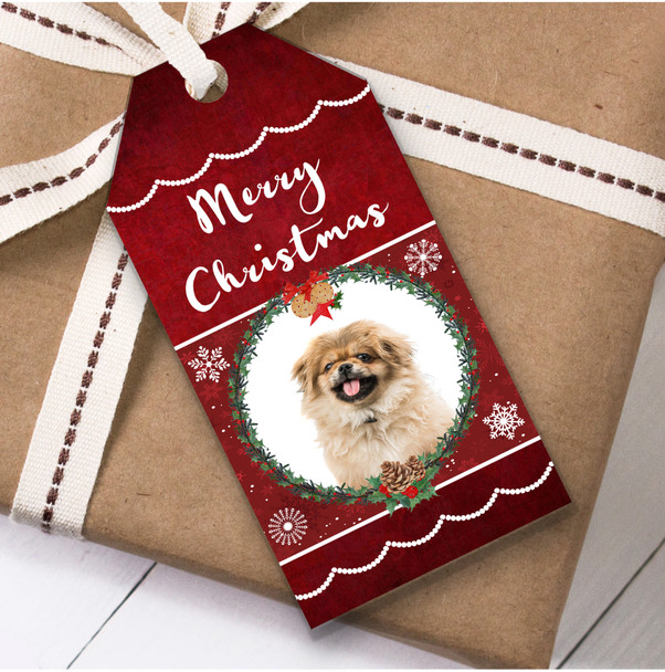 Pekingese Dog Christmas Gift Tags
