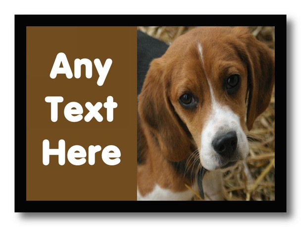 Beagle Dog Personalised Dinner Table Placemat