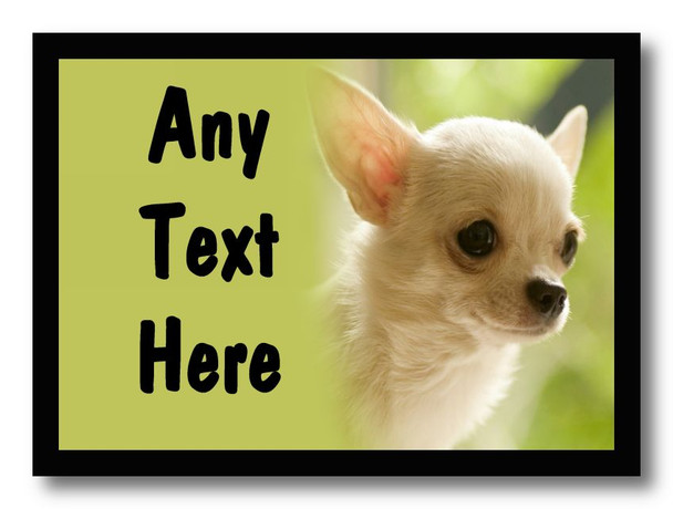 Dog Chihuahua Personalised Dinner Table Placemat