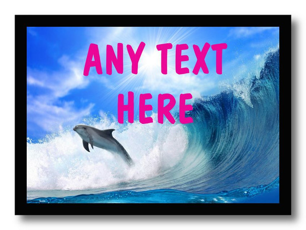 Dolphin Personalised Dinner Table Placemat