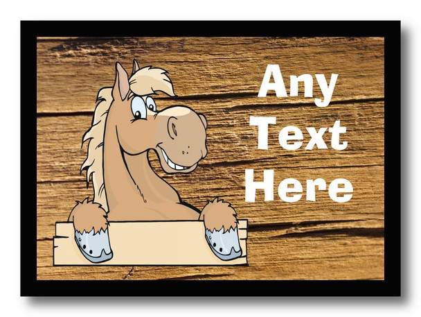 Palomino Horse Cracked Personalised Dinner Table Placemat