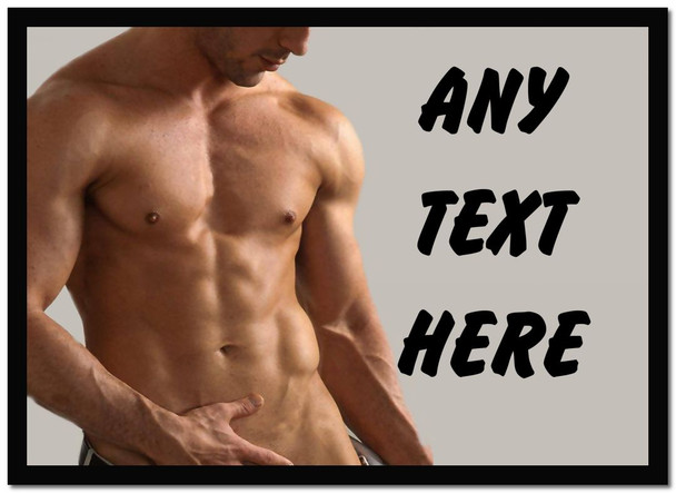 Sexy Man Personalised Dinner Table Placemat