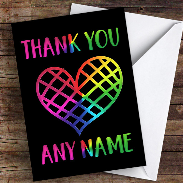 Rainbow Heart Keyworker Thank You Coronavirus Quarantine Greetings Card