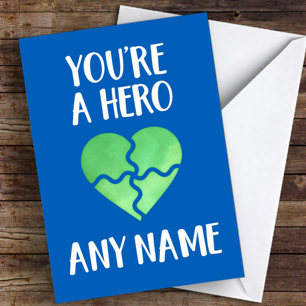 Hero Keyworker Thank You Coronavirus Quarantine Greetings Card