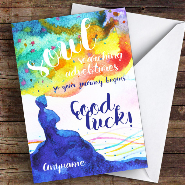 Soul Searching Adventures Good Luck Personalised Good Luck Card