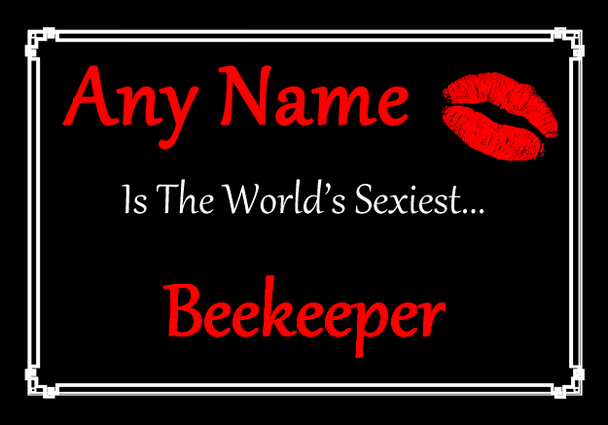 Beekeeper Personalised World's Sexiest Placemat
