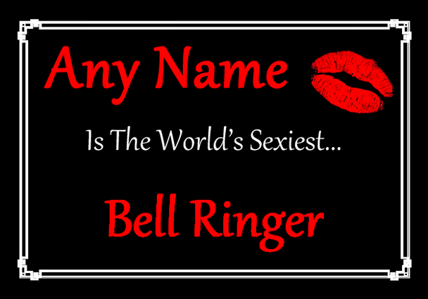 Bell Ringer Personalised World's Sexiest Placemat