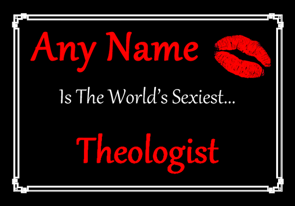 Theologist Personalised World's Sexiest Placemat