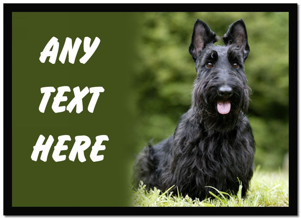 Scottish Terrier Dog Personalised Computer Mousemat