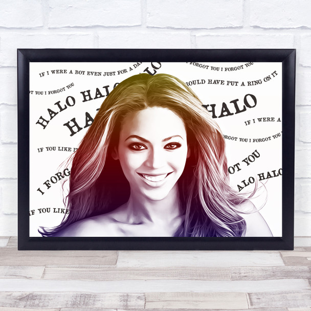 Beyonce Purple Ombre Glow Halo Wall Art Print Beyonce Purple Ombre Glow Halo Wall Art Print