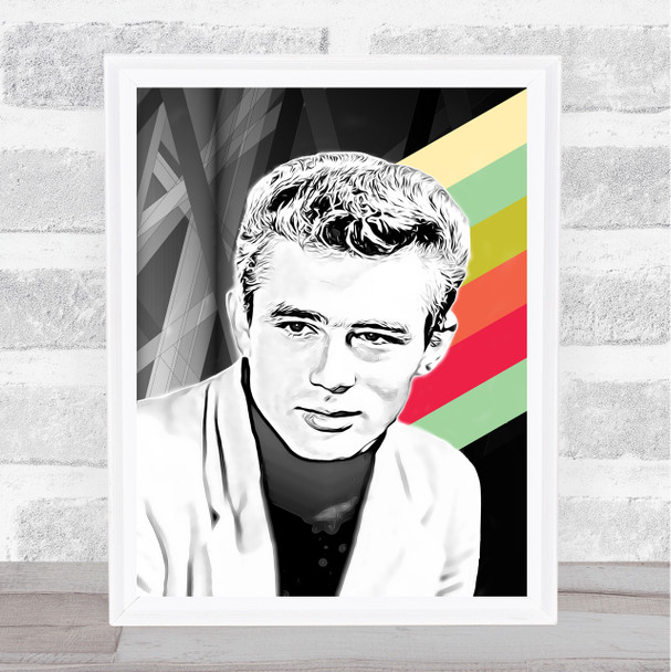 James Dean Retro Pop Art Funky Wall Art Print