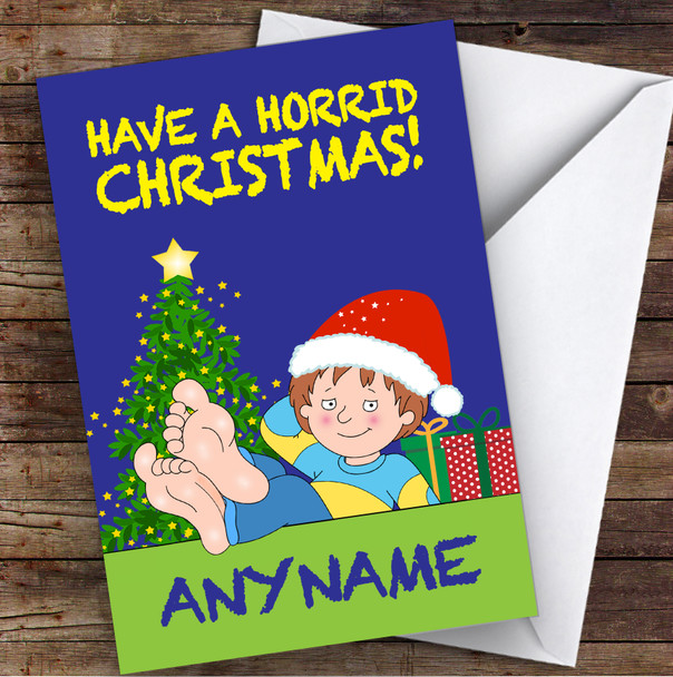 Have A Horrid Henry Christmas Personalised Children's Christmas Card