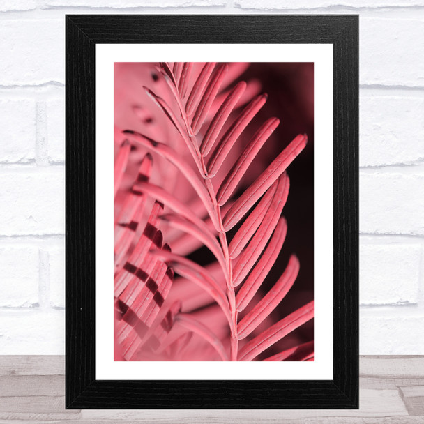 The Red Needles Of The Dawn Redwood Wall Art Print