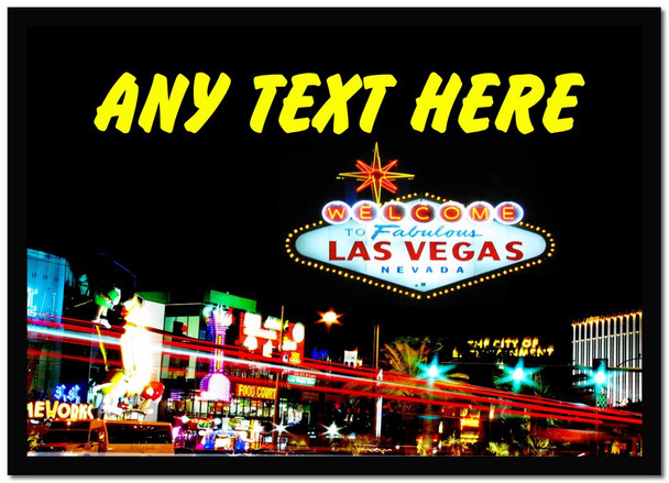 Las Vegas Personalised Computer Mousemat