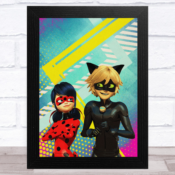 Miraculous Ladybug Bright Children's Kid's Wall Art Print